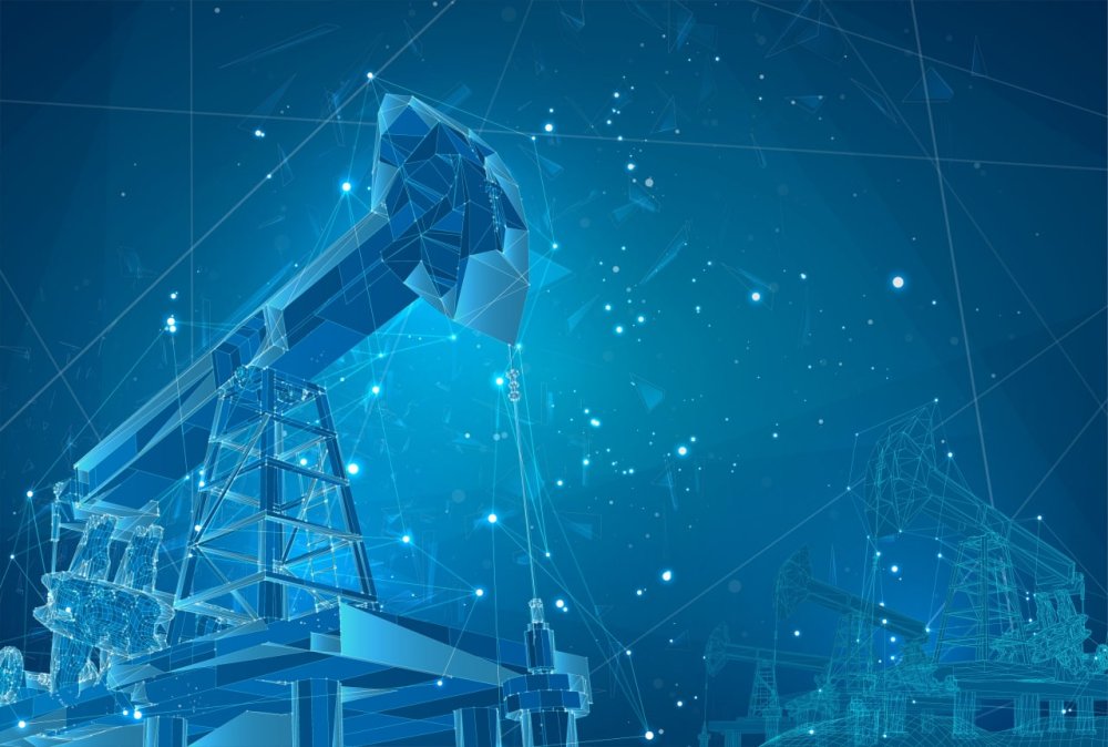 Нефть абстракция