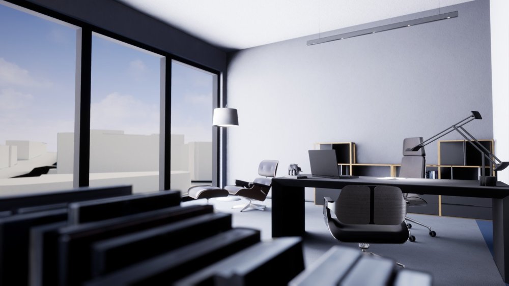 Окно в офисе