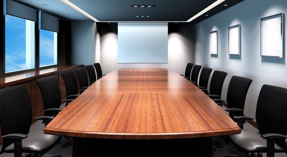 Натяжной потолок в офисе