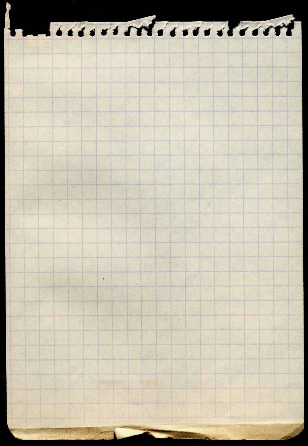 Лист бумаги в клеточку