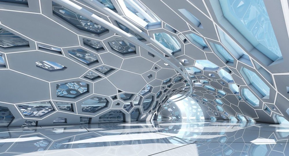 Футуристический стиль город