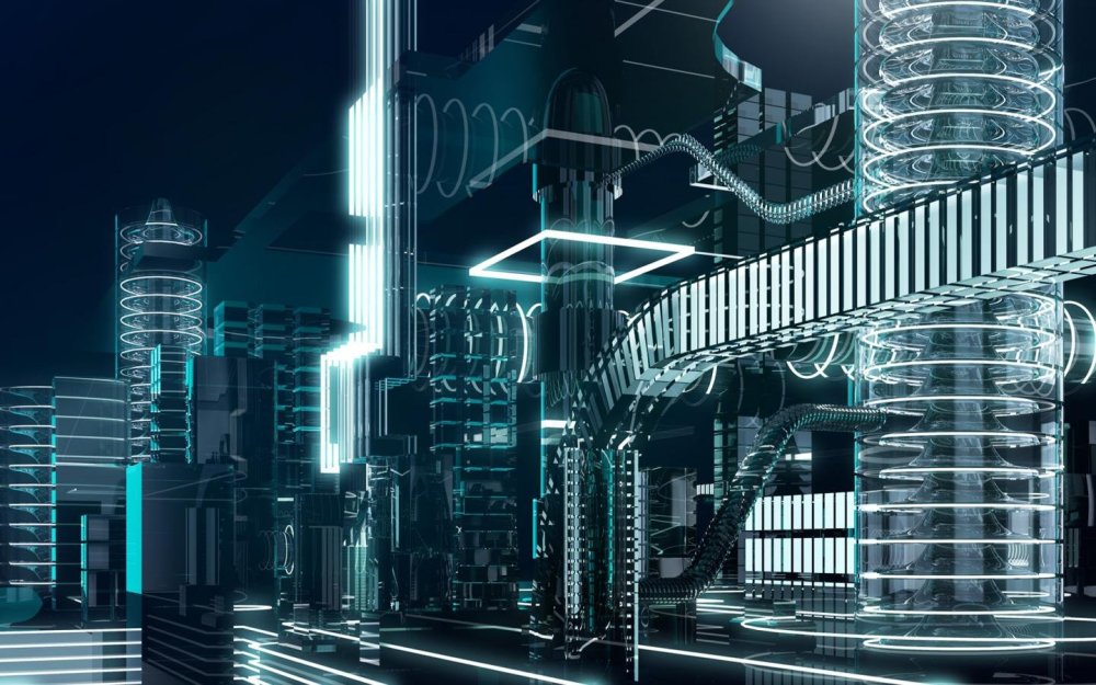 Футуристический фон