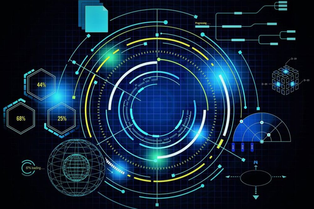 Футуристический фон