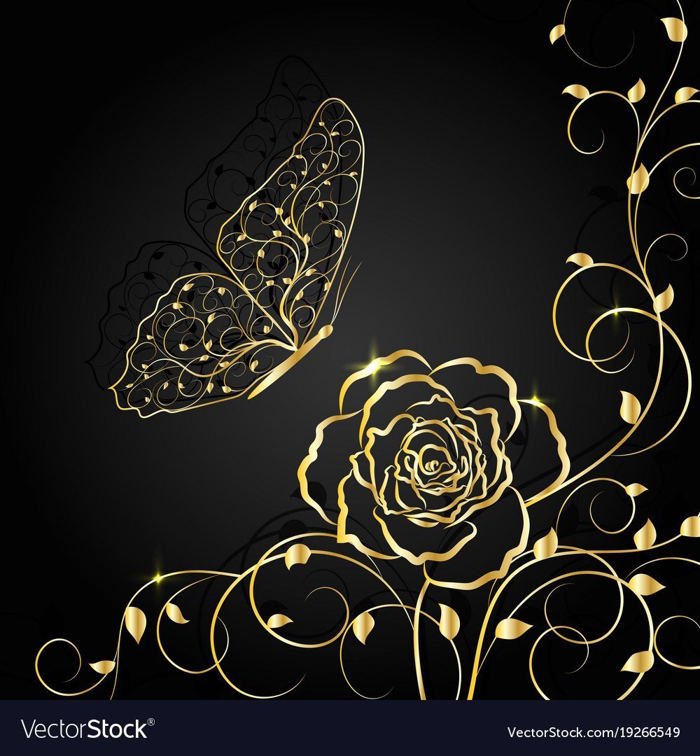 Золотая бабочка