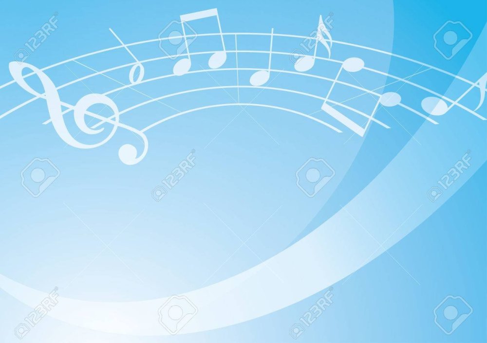 Синий музыкальный фон