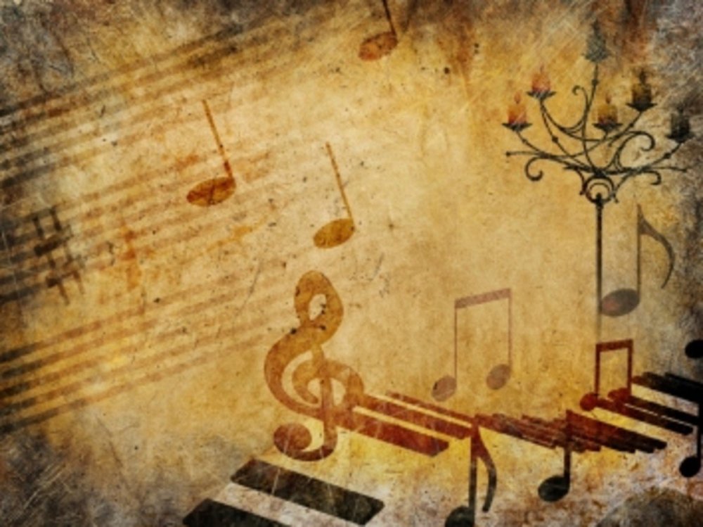 Музыкальный фон для фотошопа