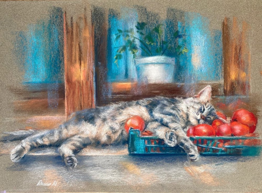 Художник Марина Юкиш картины пастелью