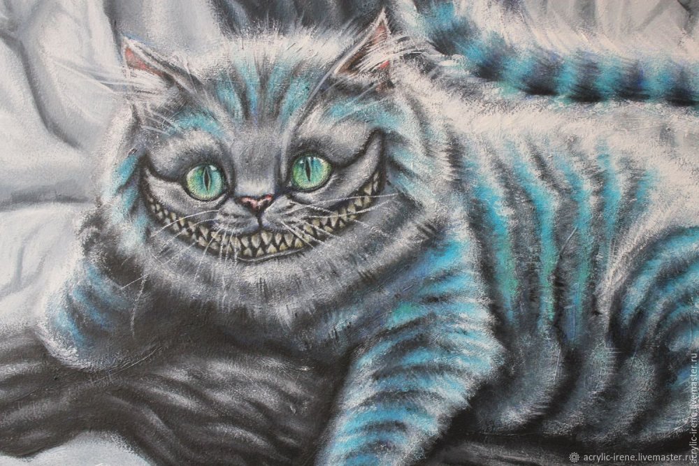 Чеширский кот рисунок