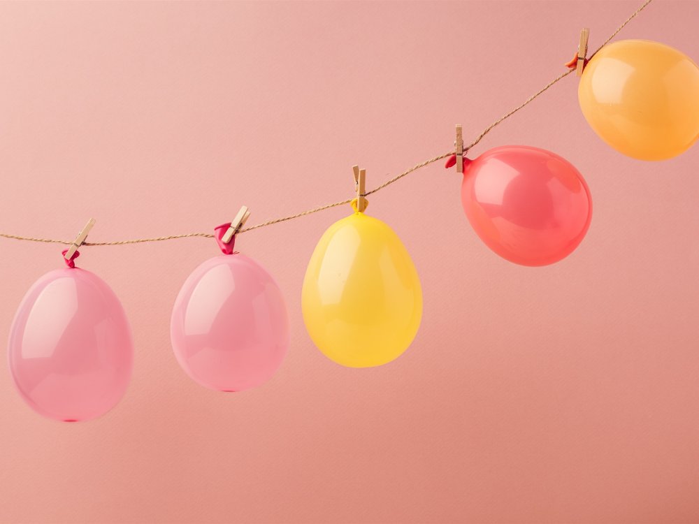 Шары на веревке