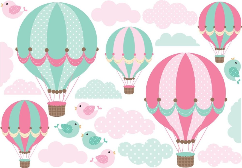 Макет воздушный шар с корзиной