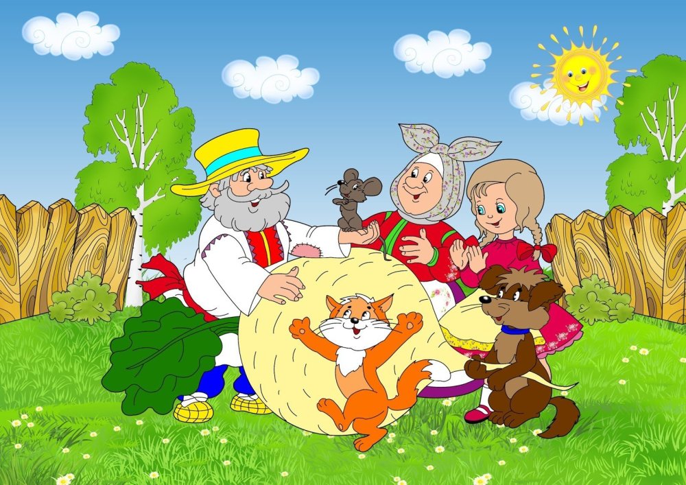 Фон сказочный Колобок