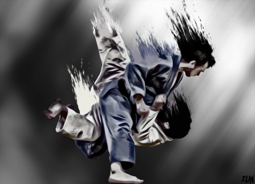 Дзюдо абстракция