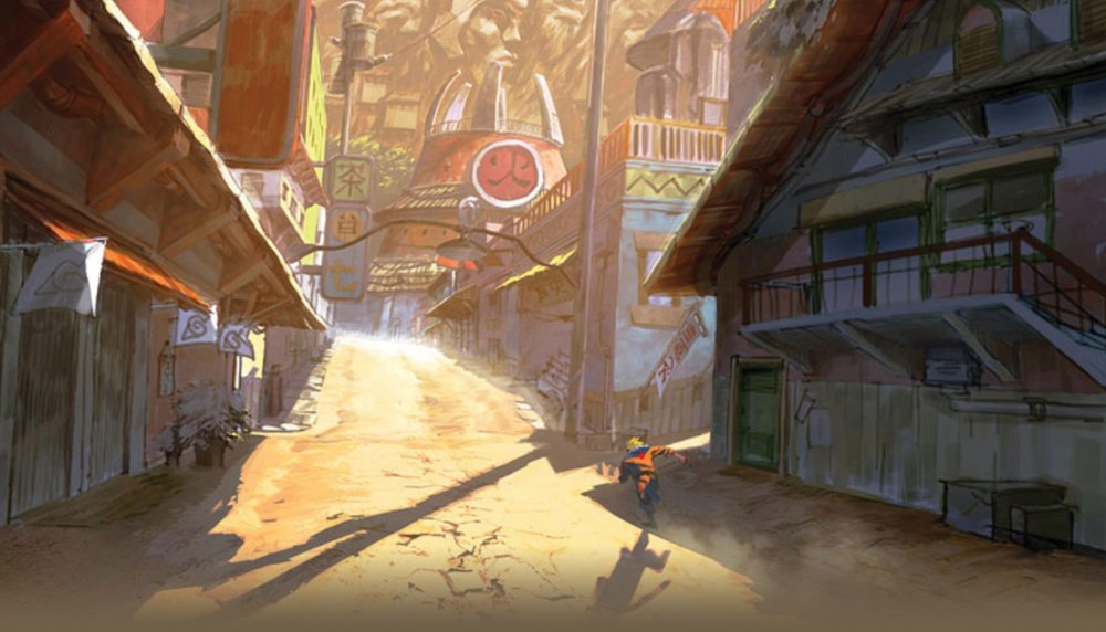 Разрушенная деревня Коноха