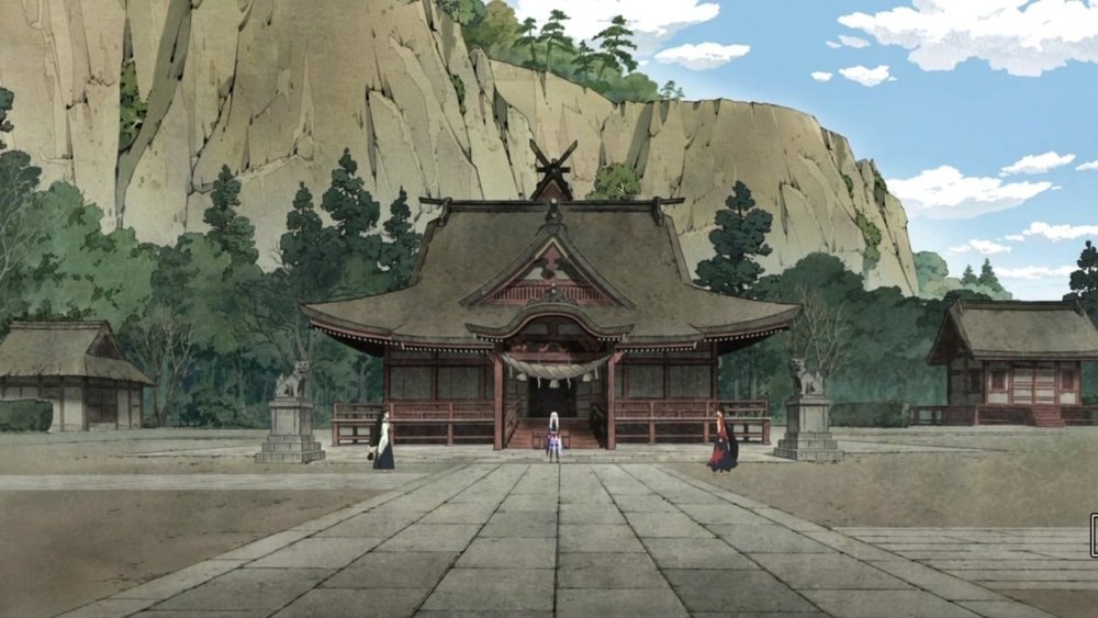 Деревня Коноха из аниме Наруто