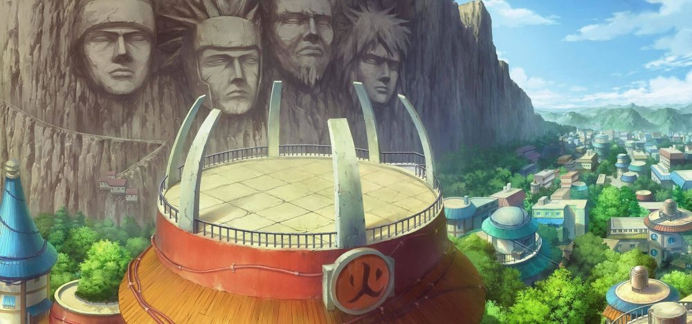 Наруто деревня Коноха