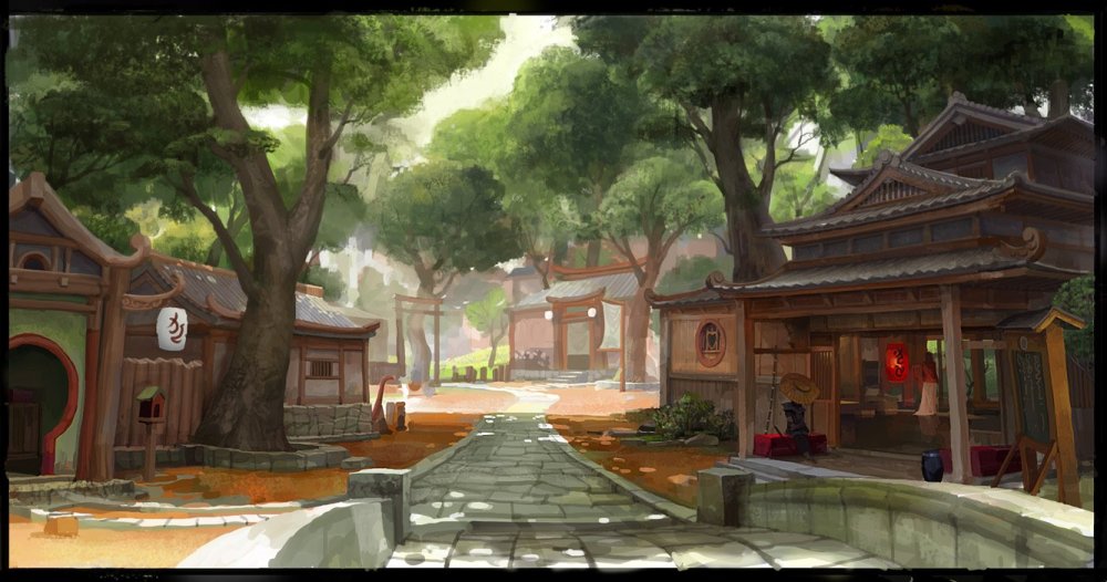 Япония деревня Коноха