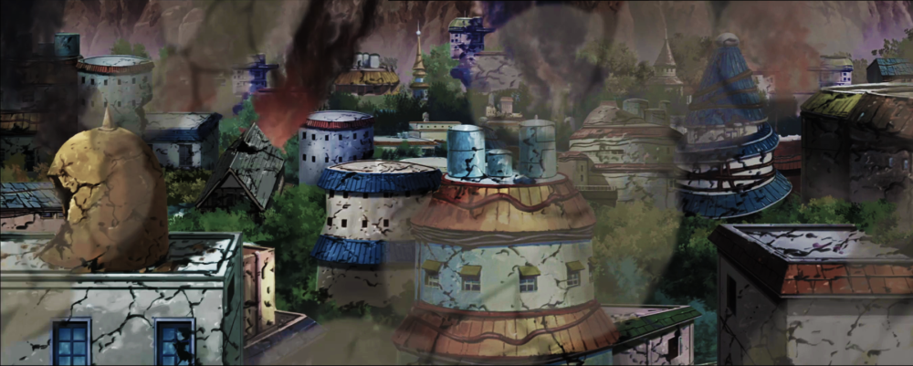 Наруто улицы Конохи