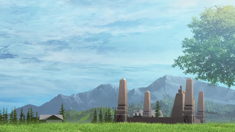 Деревня Коноха из аниме Наруто