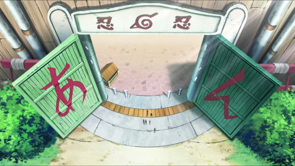 Небо в аниме Наруто