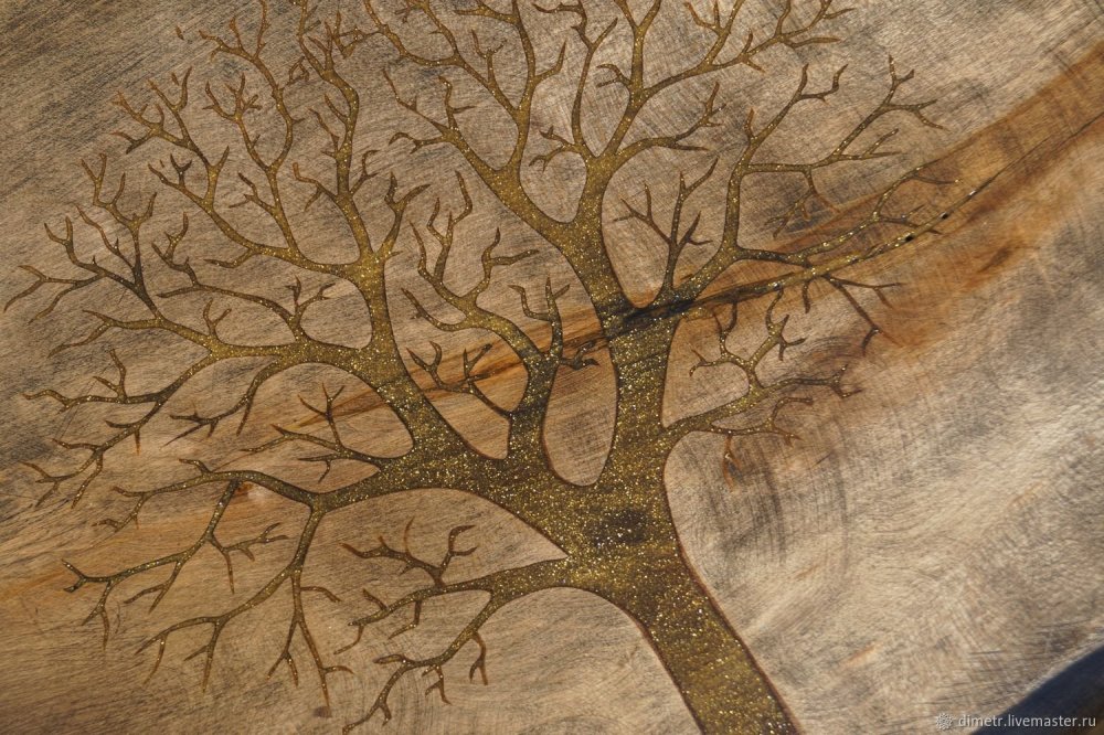 Дерево золото