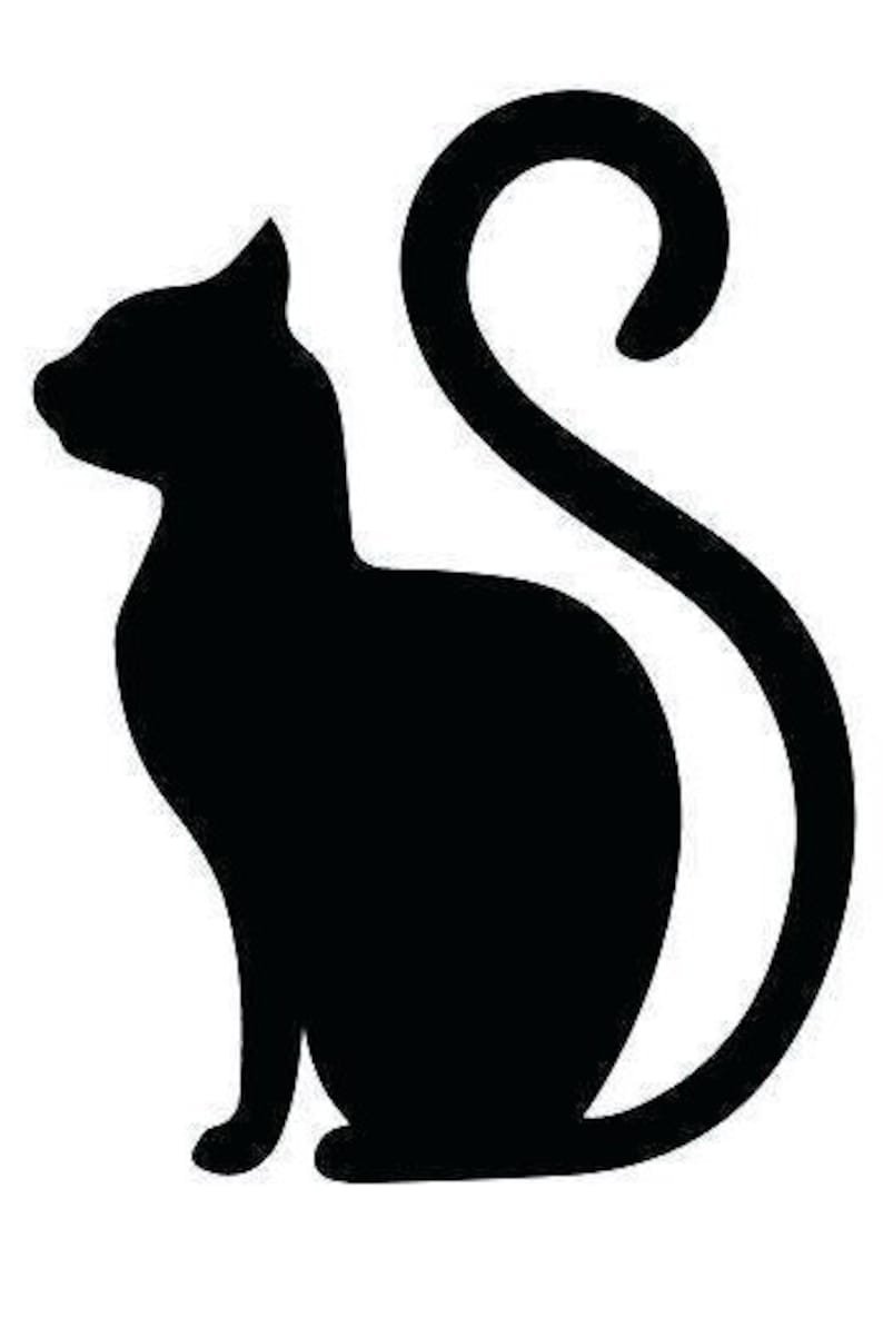 Трафарет кошки