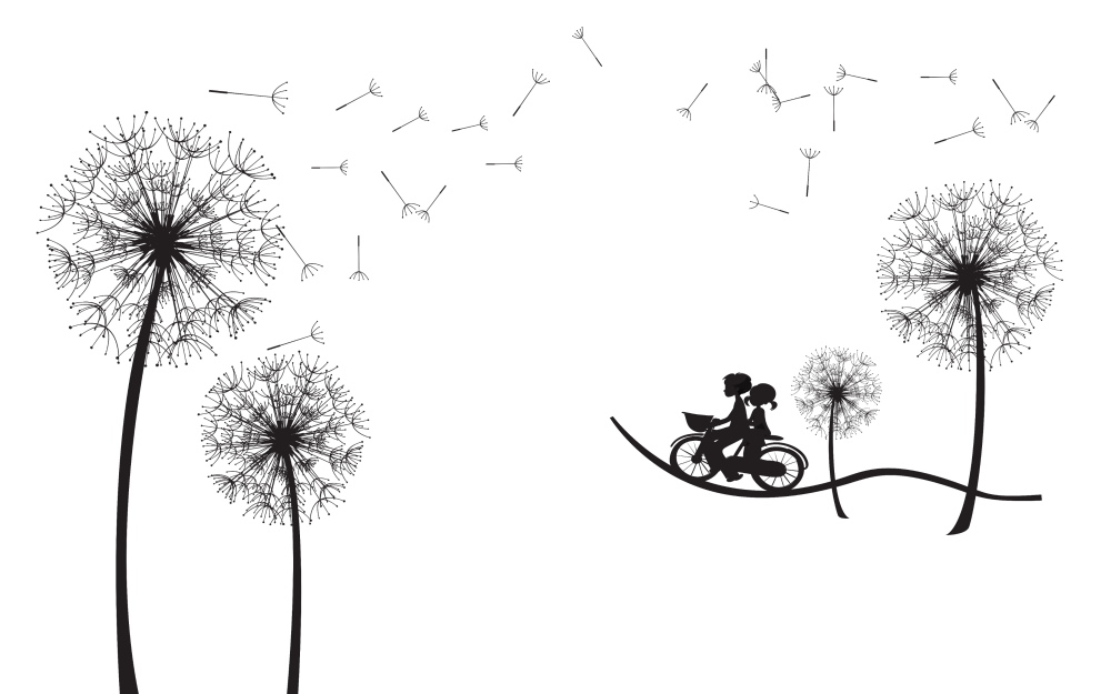 Одуванчик вектор