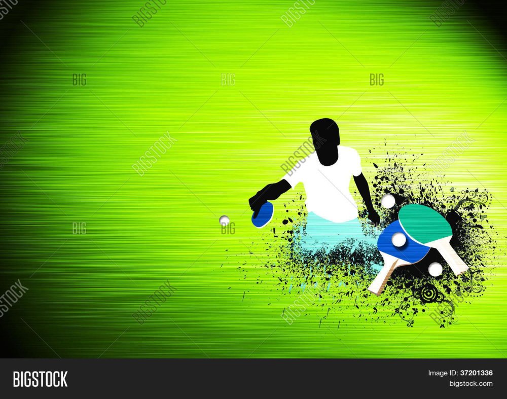 Фон для презентации по настольному теннису