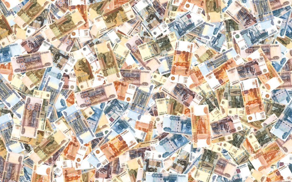 Падающие деньги на прозрачном фоне