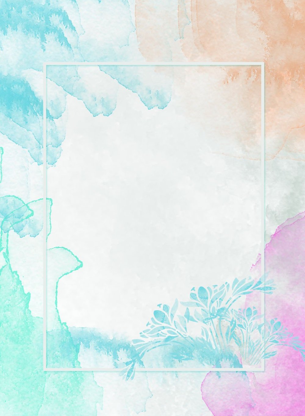 Акварельный фон для фотошопа