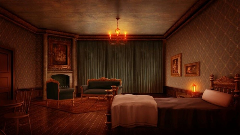 Фон комната в особняке