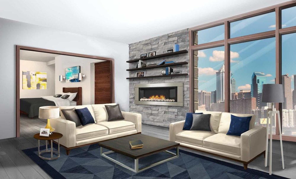 Фон гача лайф гостиная