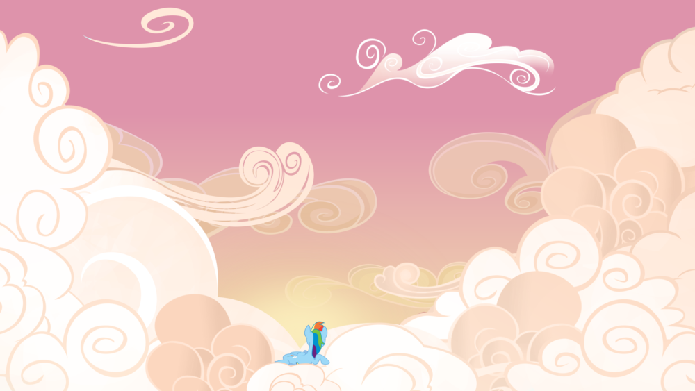 МЛП фон небо