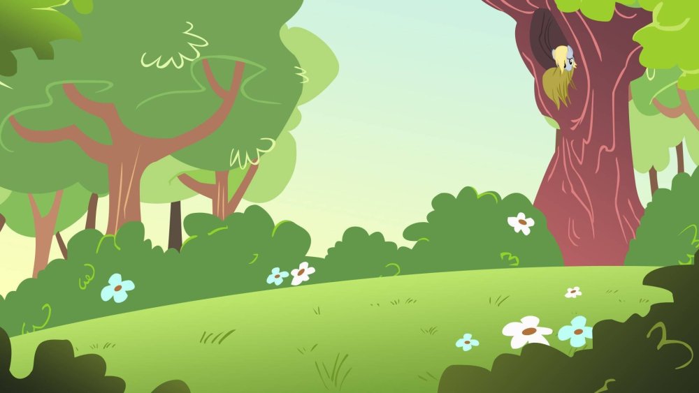 Пони фон парк