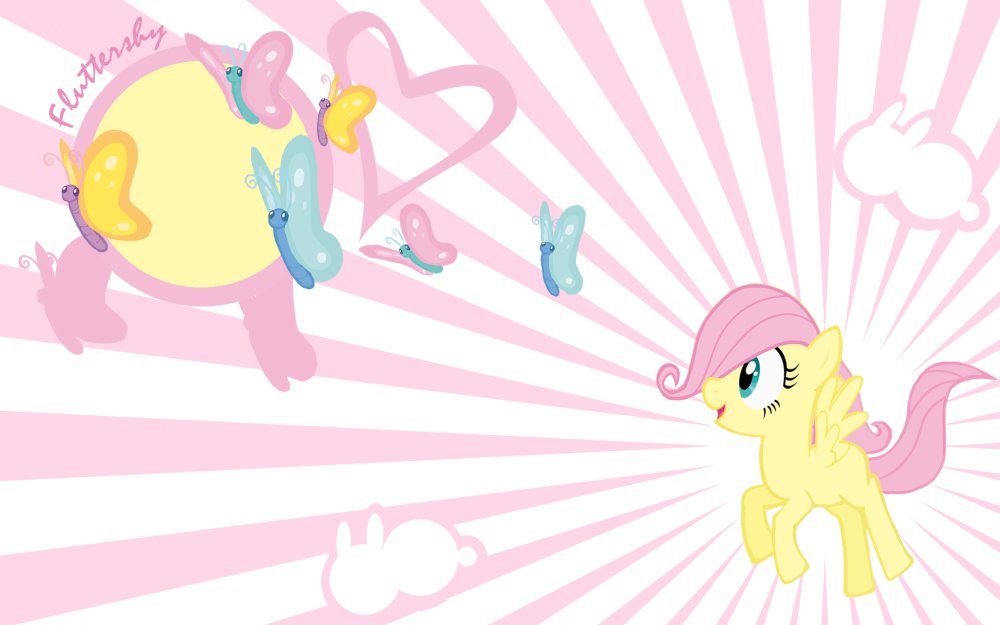 Флаттершай обои