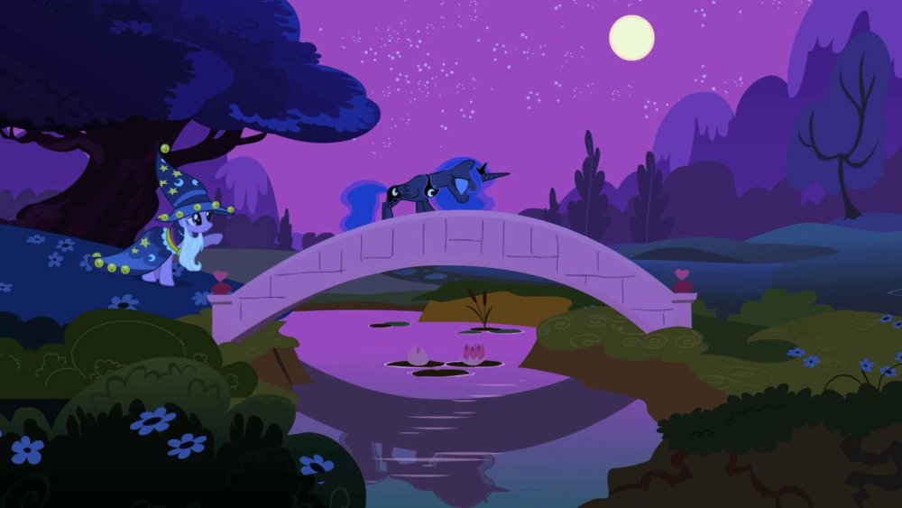 МЛП Понивилль ночью