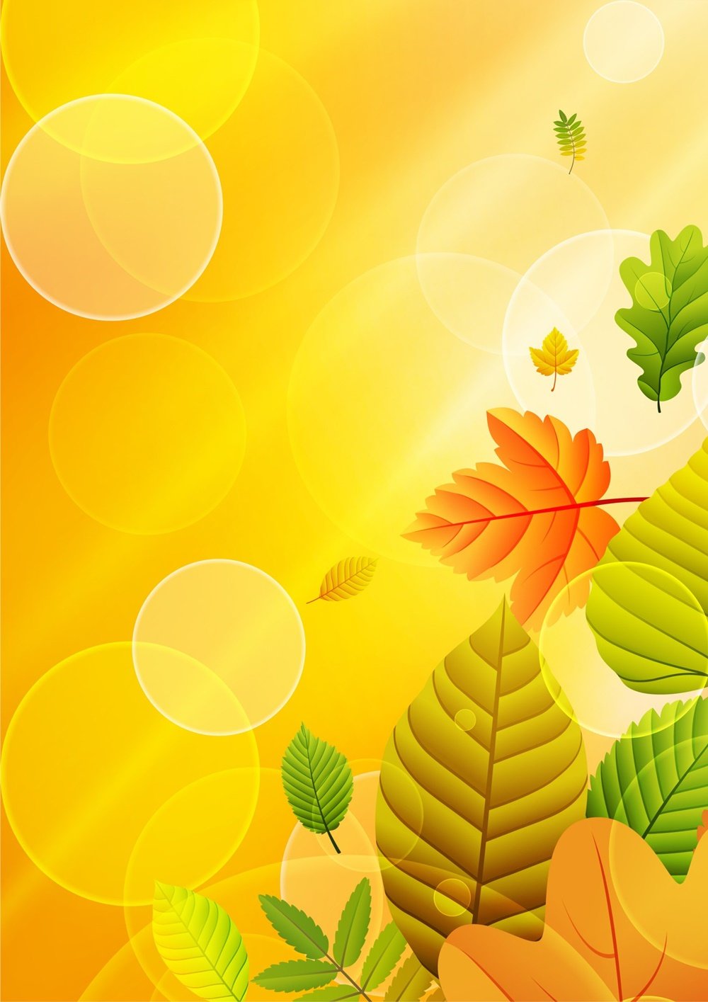 Осенний фон для презентации