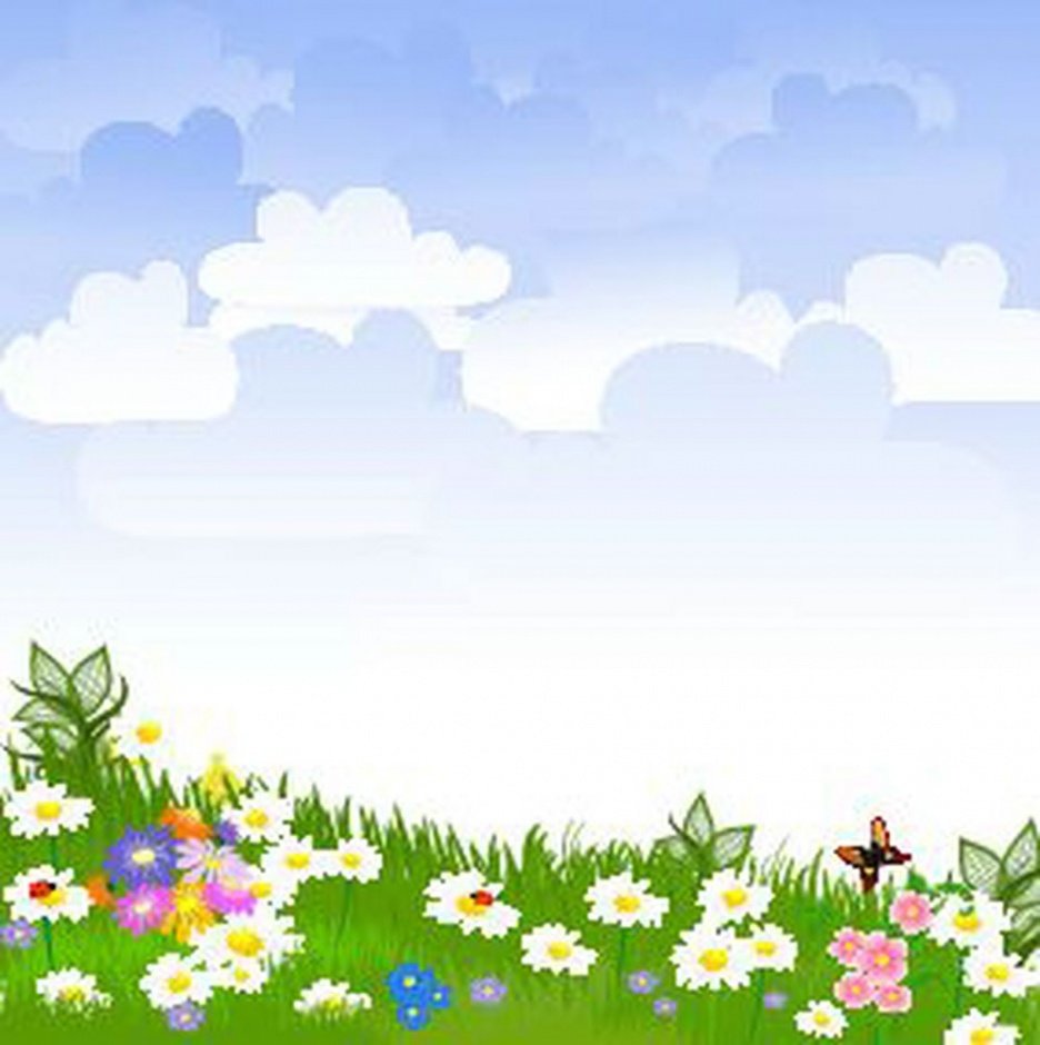 Фон лужок для детей