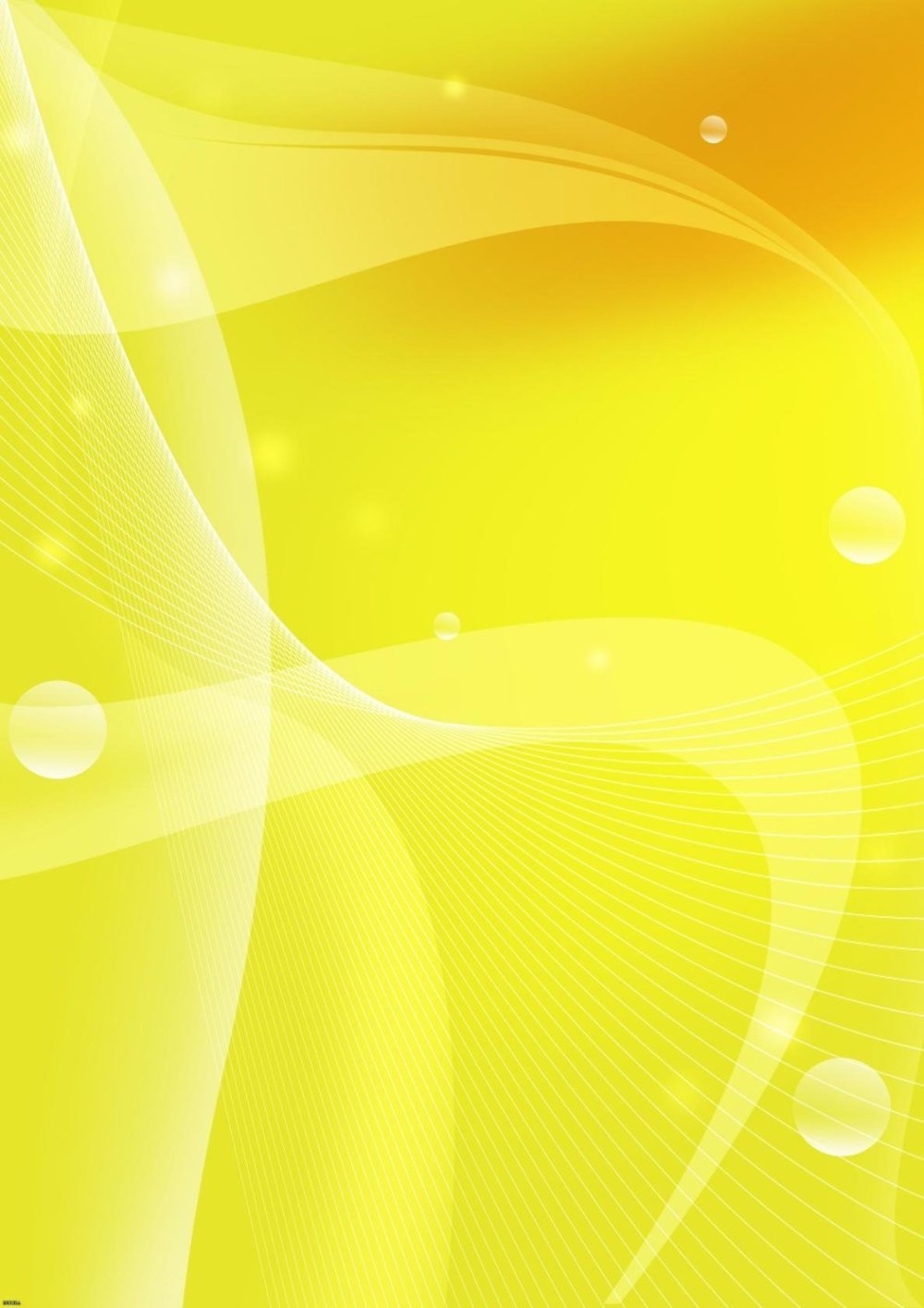 Желтая абстракция