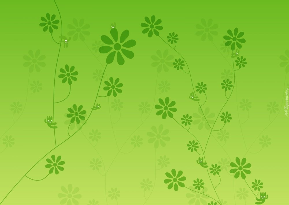 Детские фон зеленый