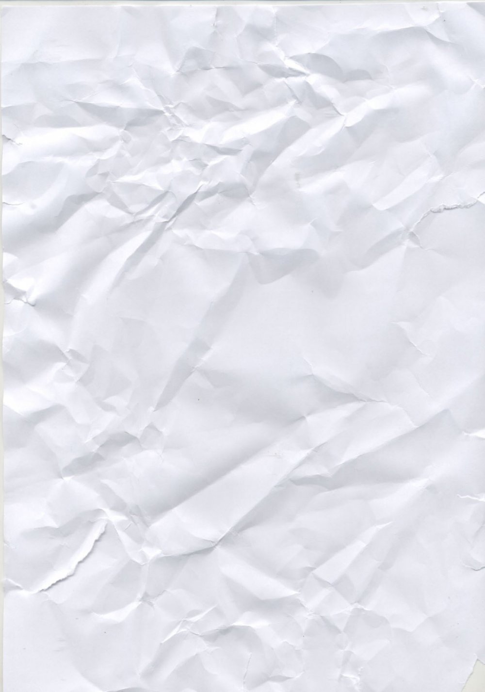 Мятый лист бумаги