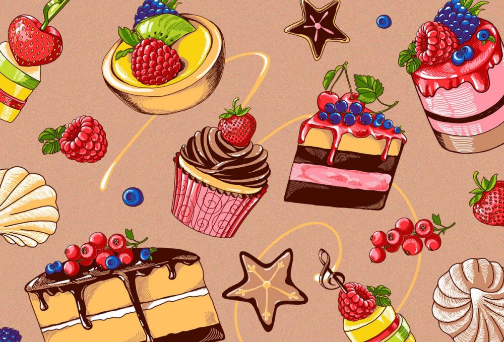 Красивые сладости