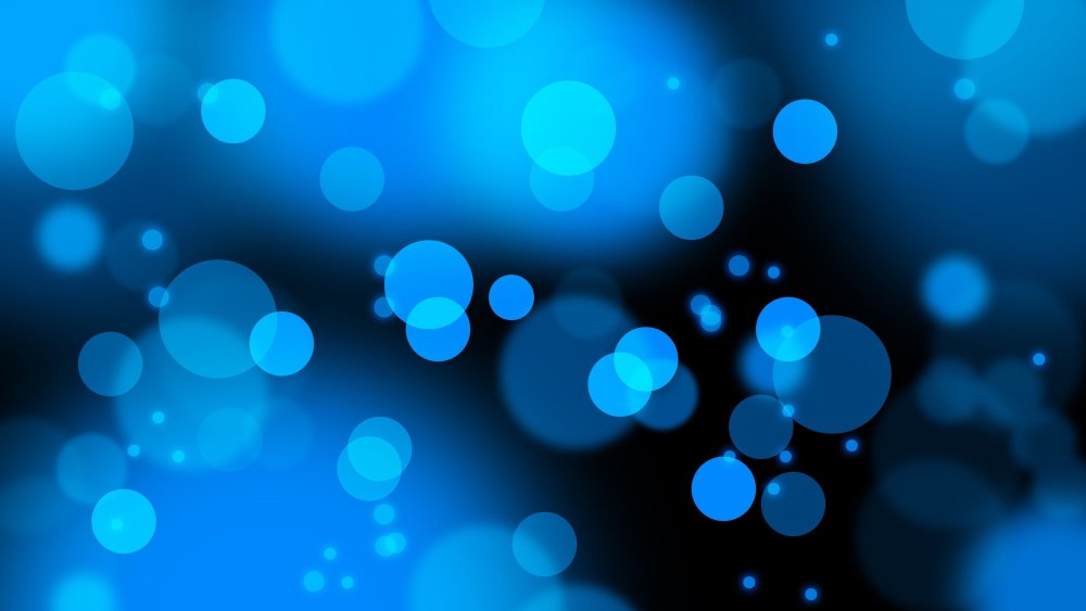 Синий фон с бликами