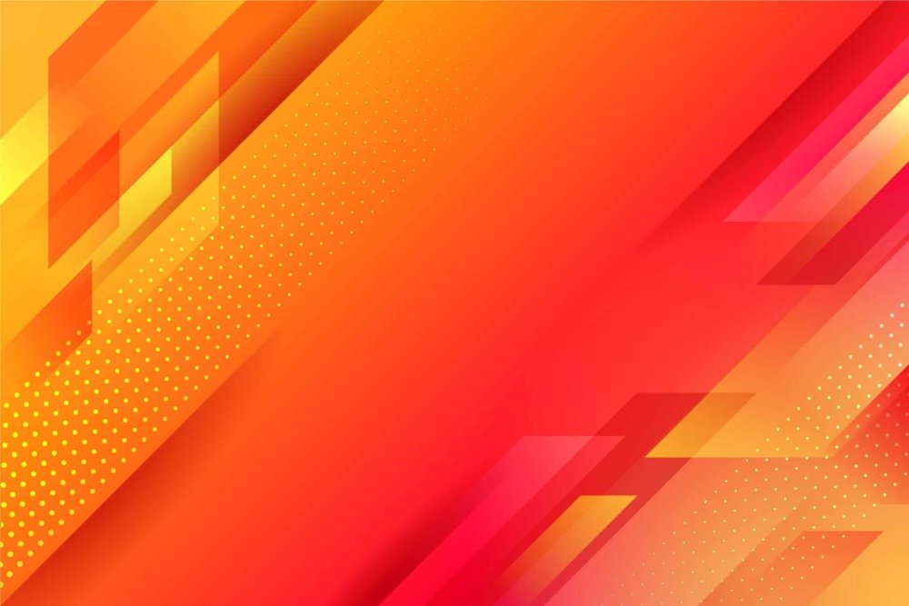 Желто-оранжевая абстракция