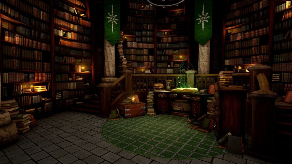 Библиотека фон