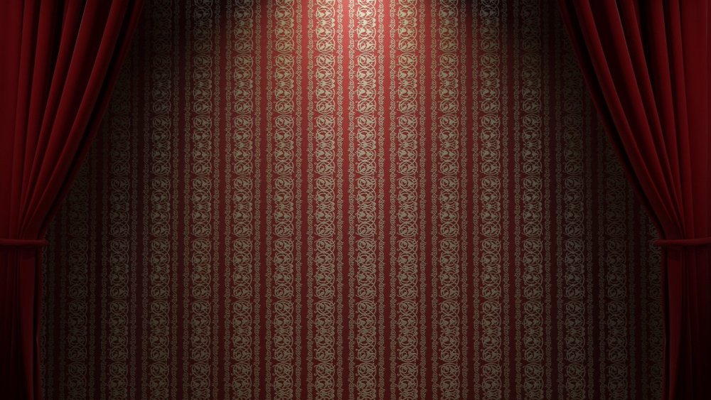 Красивый фон шторы