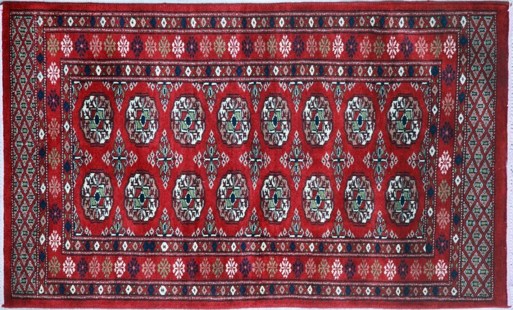 Ковер красно золотой