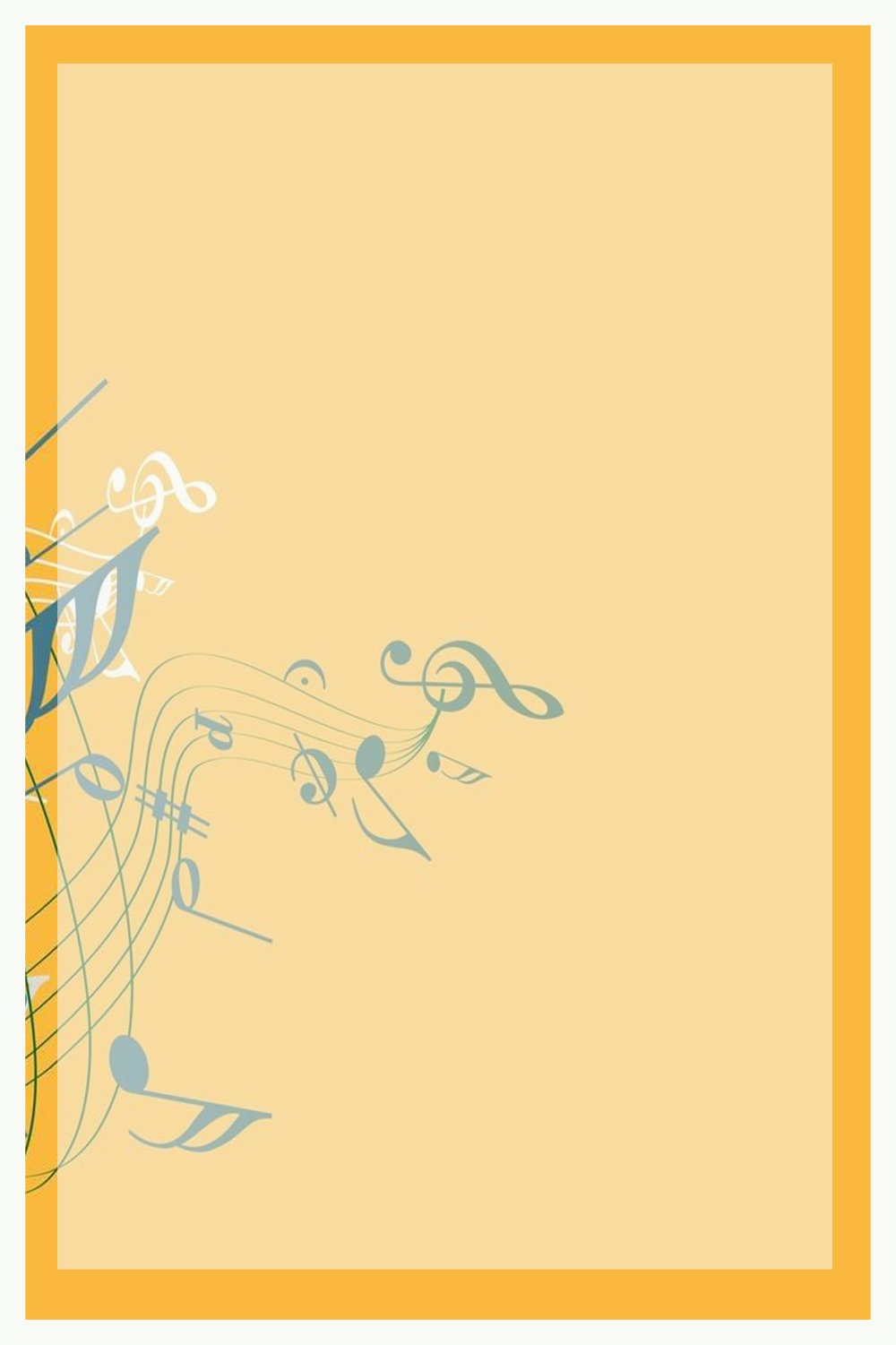 Скрипичный ключ фон