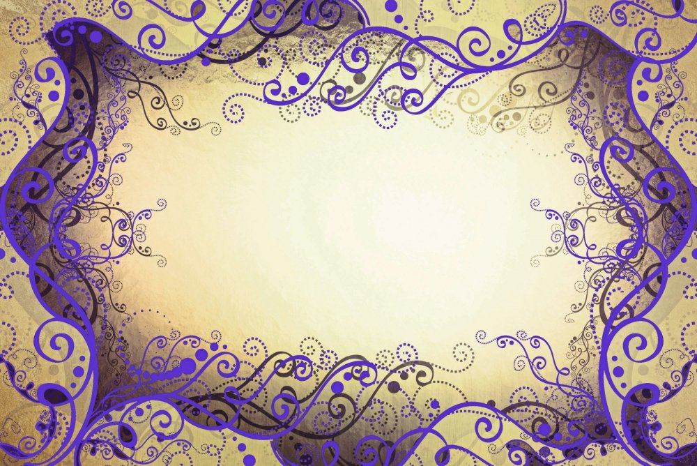 Фон с узорами по краям