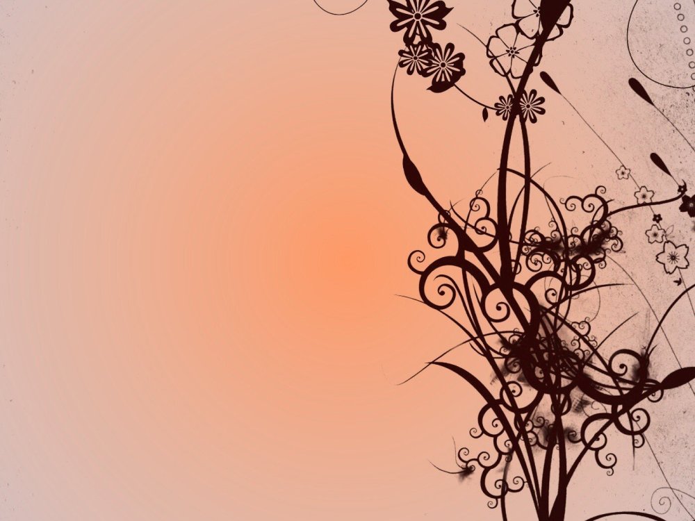 Фон с узорами по бокам