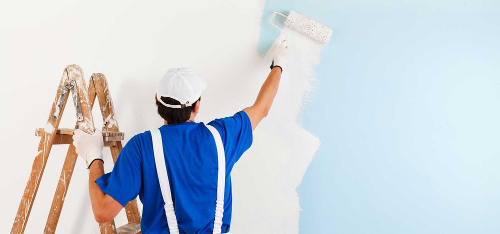 Покраска стен строители